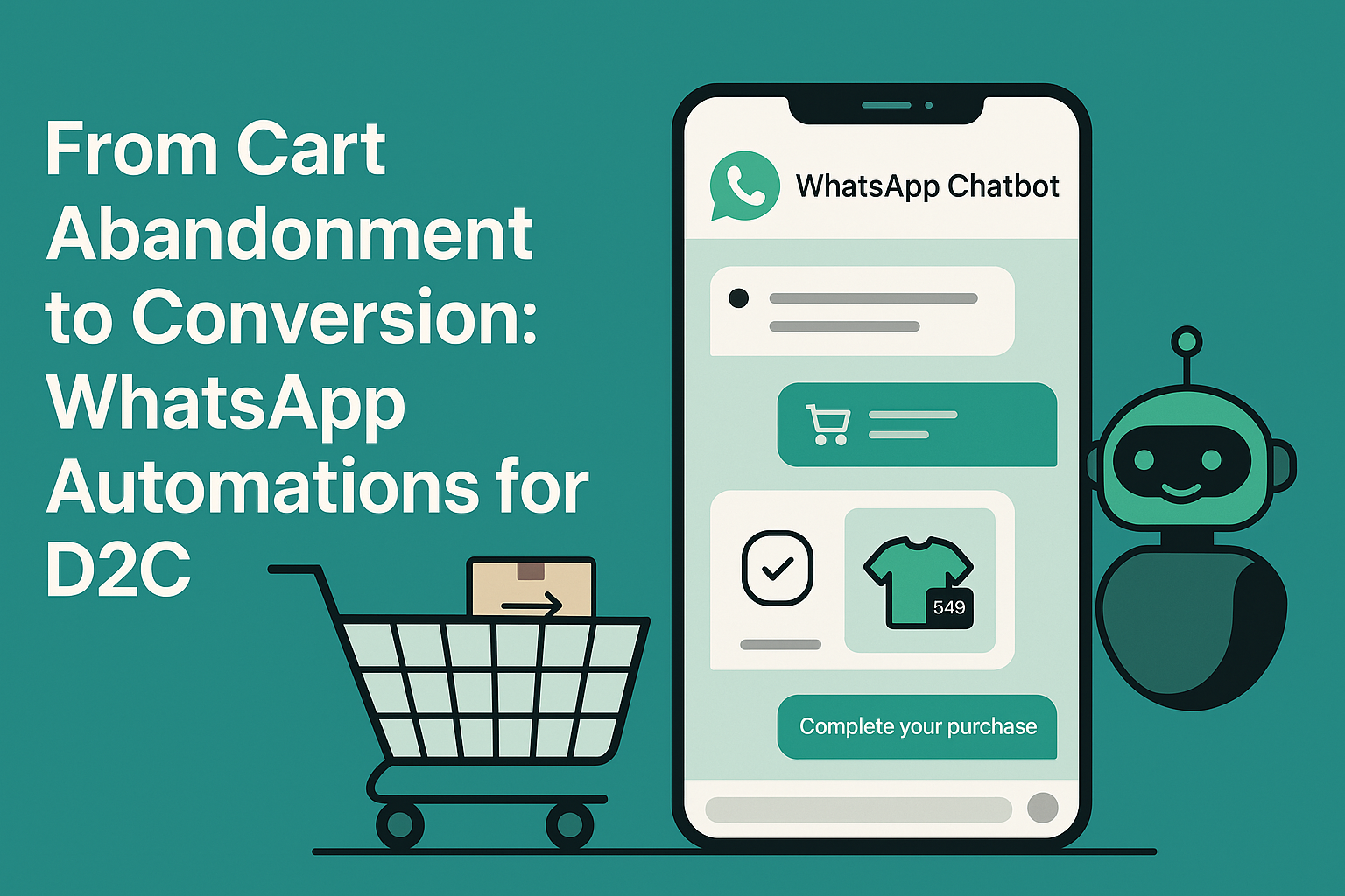 From Cart Abandonment to Conversion: WhatsApp Automations for D2C