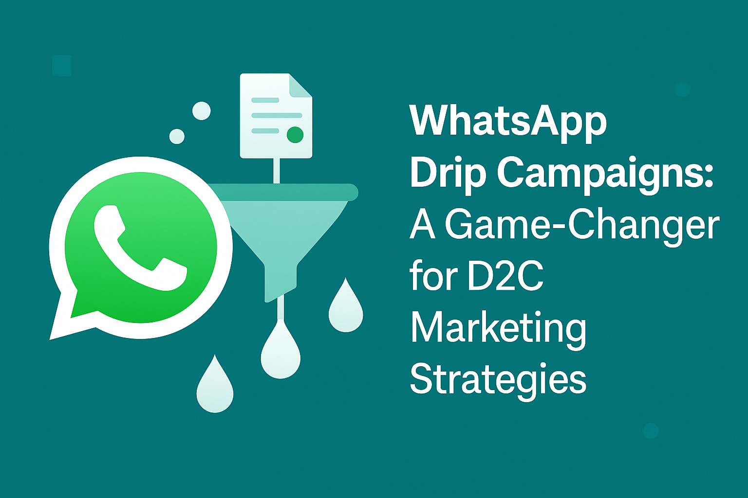 WhatsApp Drip Campaigns: A Game-Changer for D2C Marketing Strategies