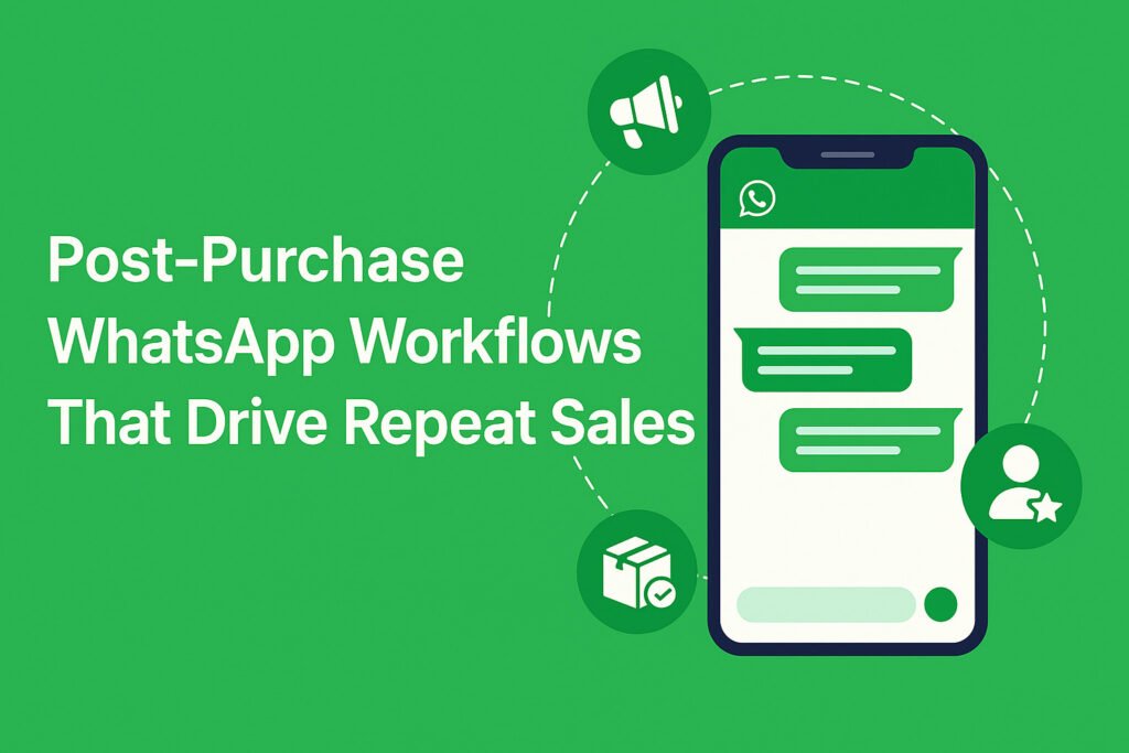 Post-Purchase WhatsApp Workflows