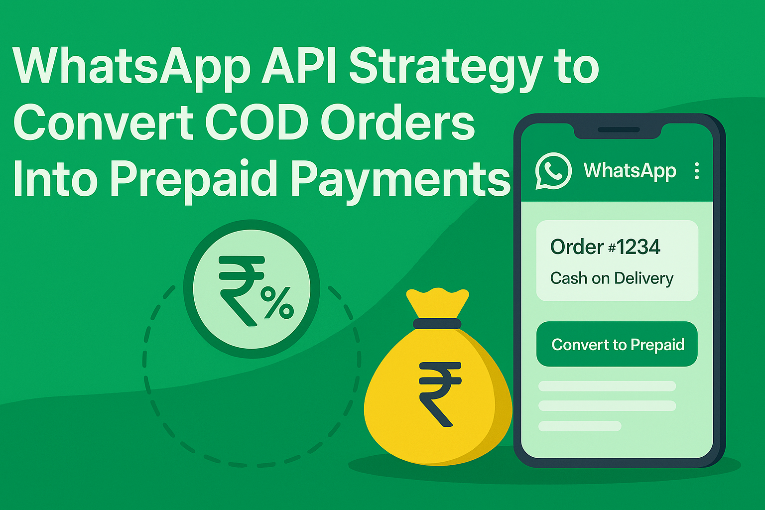 How to Set Up COD‑to‑Prepaid via WhatsApp API (Step‑by‑Step)
