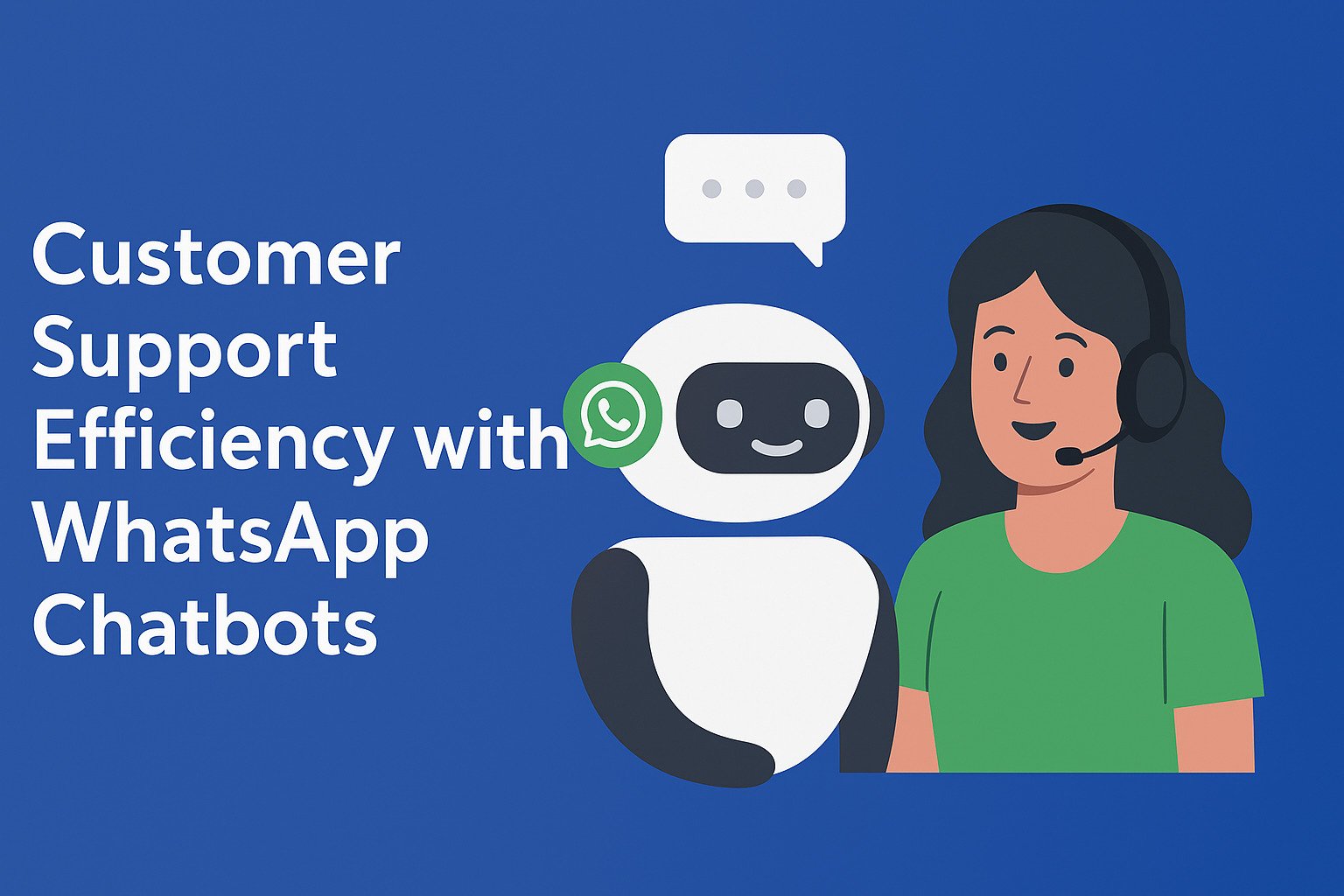 Customer Support Efficiency with WhatsApp Chatbots