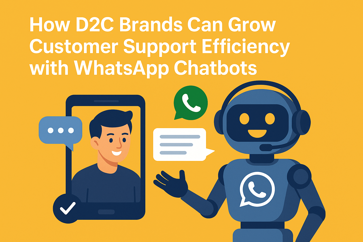 Grow Customer Support Efficiency with WhatsApp Chatbots