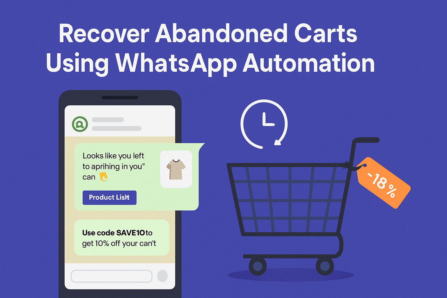 Recover Abandoned Carts Using WhatsApp Automation
