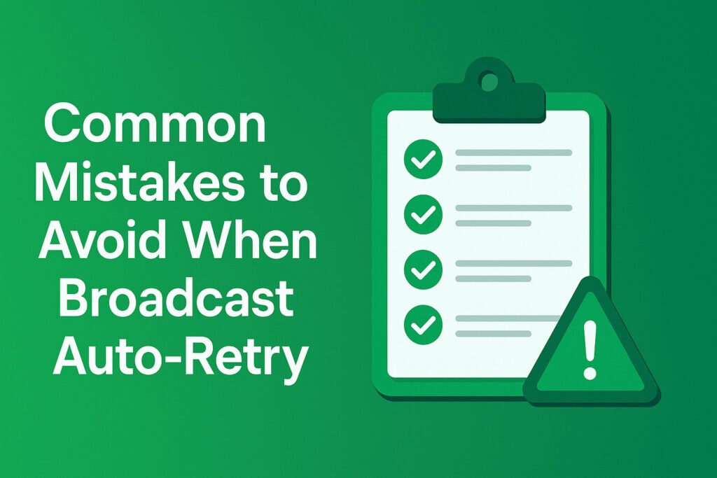 Common Mistakes to Avoid When Using Broadcast Auto-Retry